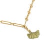 Ginkgo leaf charm by Michael Michaud